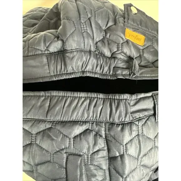 Mifland Quilted Pants - Navy Blue, Size 2XL